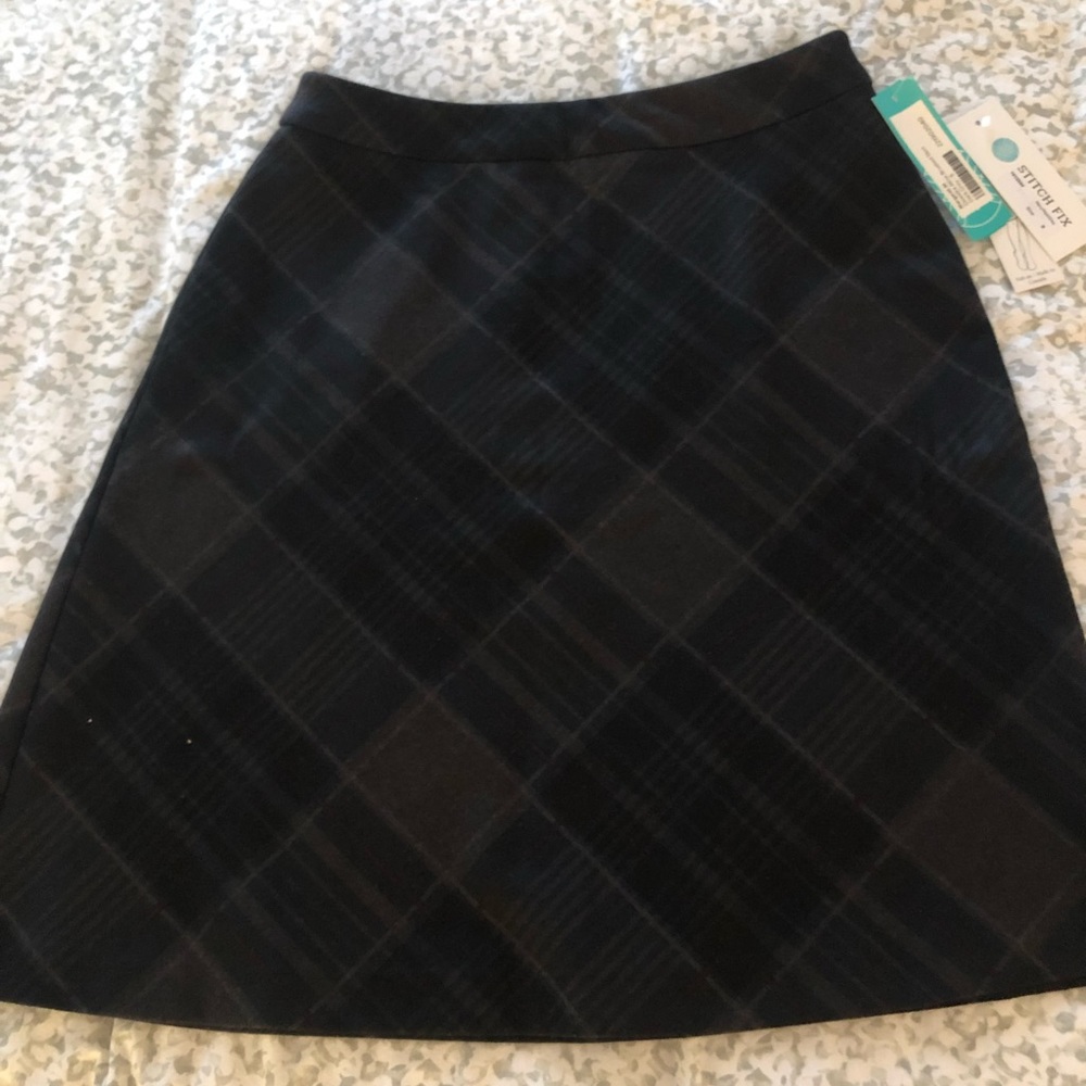 Gray align skirt